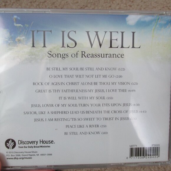 It is Well Songs of Reassurance Mark Baldwin CD Sealed - Picture 2 of 3